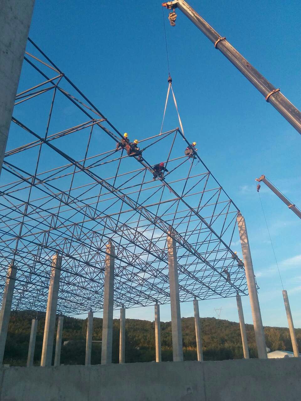 天门汪清物流园网架